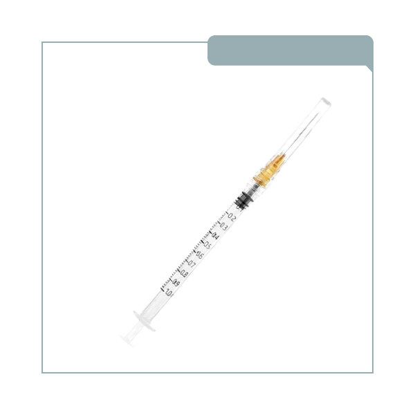 Jeringa 1mL 25Gx3/8