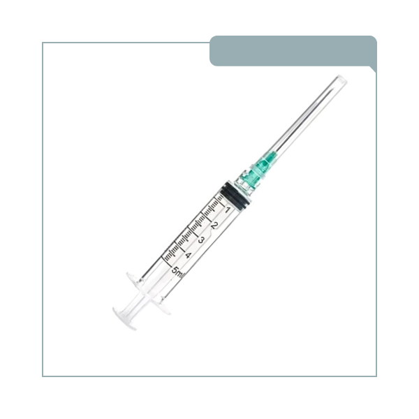 Jeringa 5mL 21Gx1 1/2