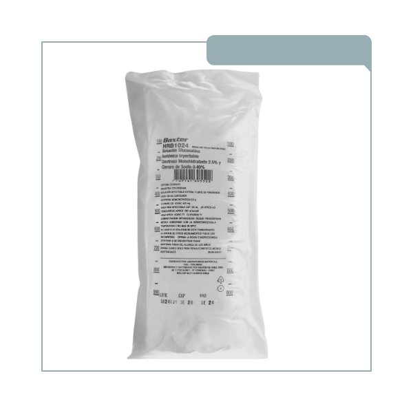 Suero Glucosalino Isotónico 1 L